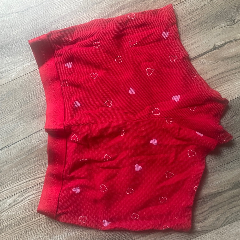 Victoria's Secret Red Knit Fabric